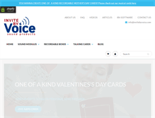 Tablet Screenshot of invitebyvoice.com
